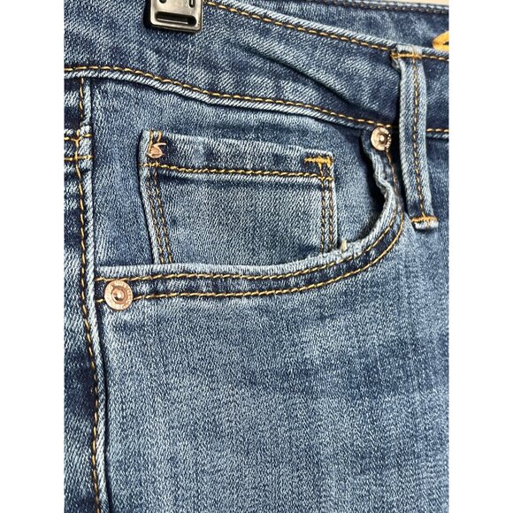 Seven7 Jeans Women’s 6 Tower Straight Crop Blue Stretch Denim - Picture 5 of 12